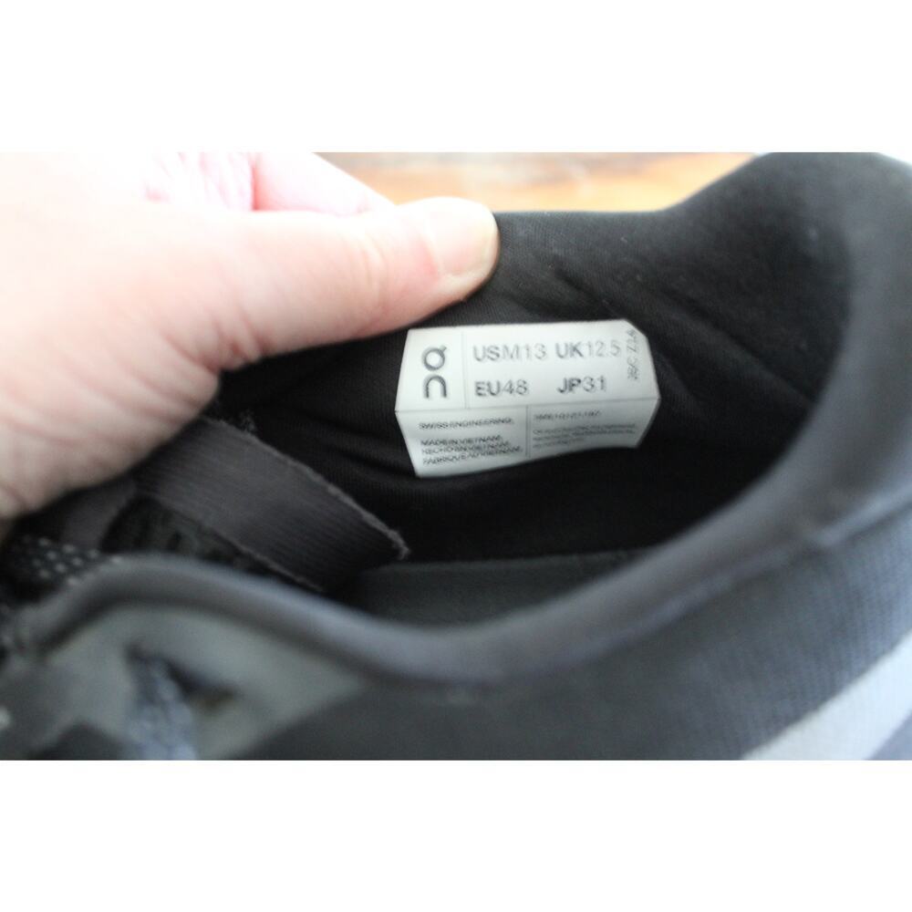 Men's On Running Cloudmonster Black Running Shoes Sneakers Size13 - Picture 9 of 11